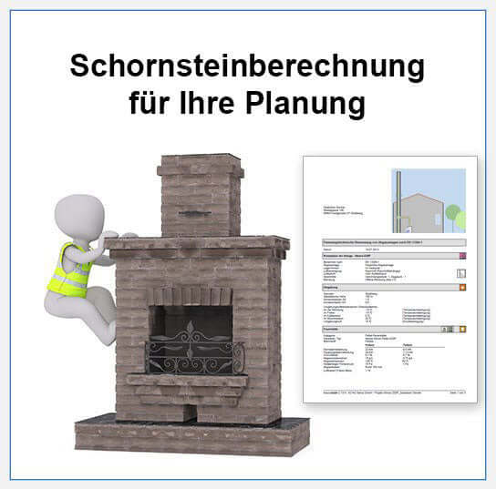 Schornsteinberechnung.