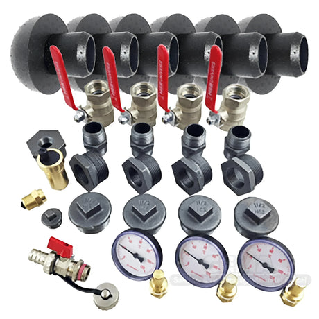 Komplettpaket Holzvergaser Attack SLX Lambda Touch 35 kW mit Pufferspeicher.