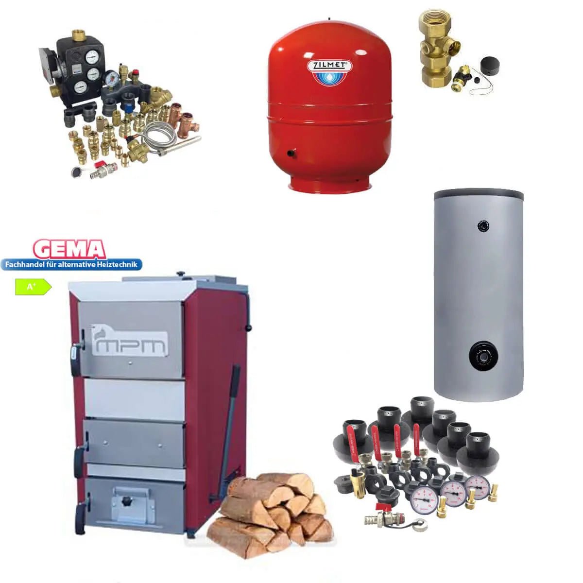 Heizkessel plus Hygienespeicher mit 1 WT - GEMA Shop