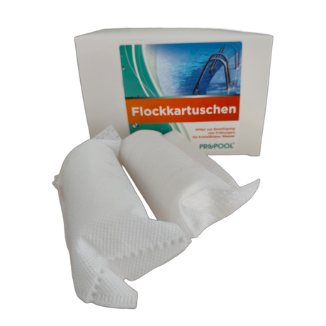 Flockungskartuschen -Poolwasseraufbereitung.