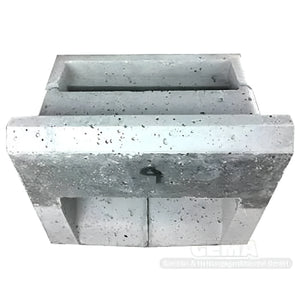 Concrete interlocking block aus viadrus u22 schamottesteine komplett für umweltfreundliche verbrennung