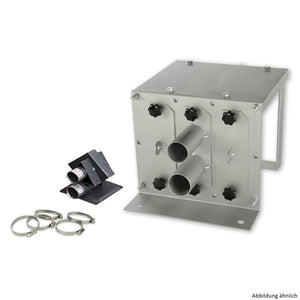 3/5-fach manuelle Umschalteinheit für Pellet 🔄💨, robust und zuverlässig für Saug- und Rückluftstrom.