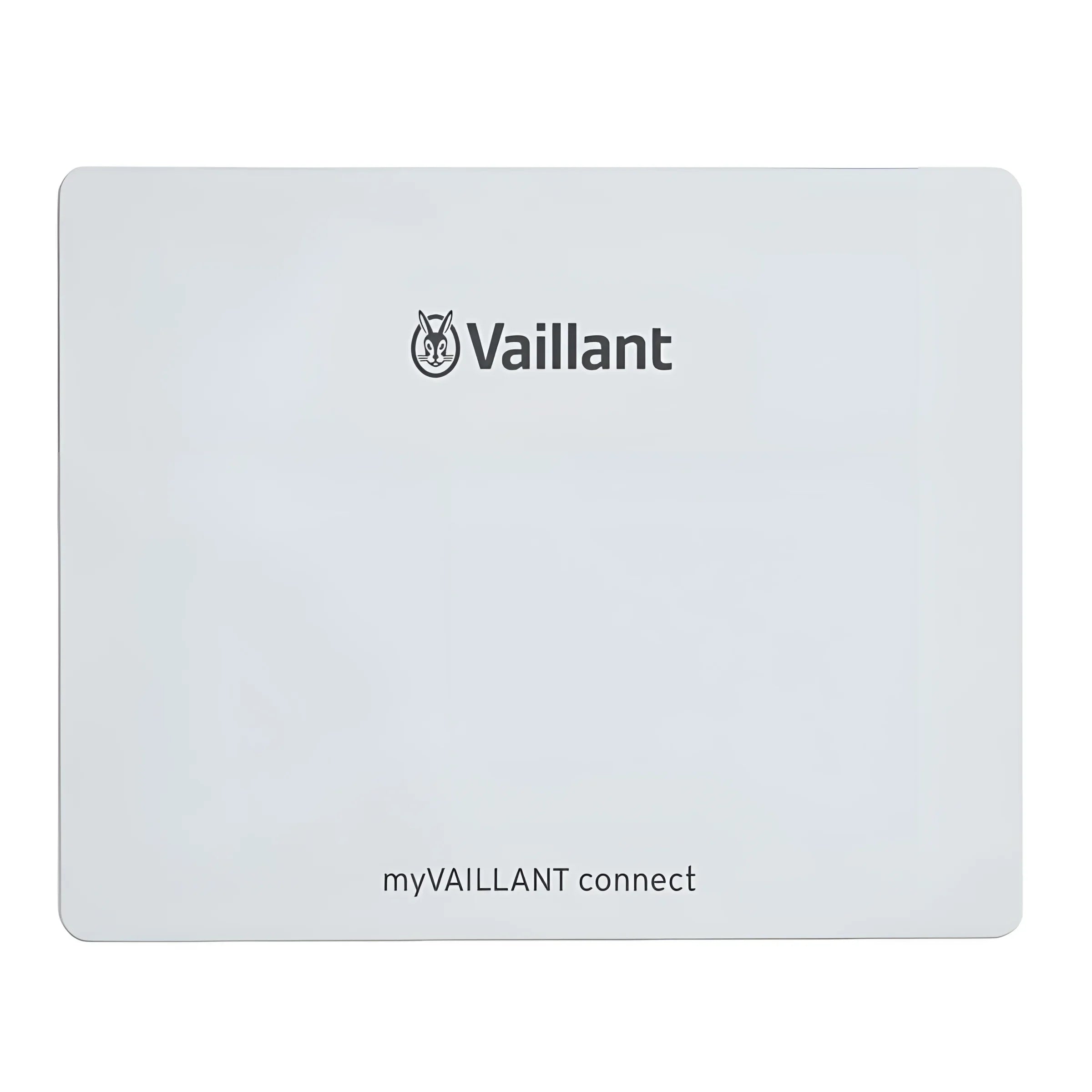 Weißer Vaillant Smart Thermostat für myVAILLANT connect - digitale anlagenbetreuung