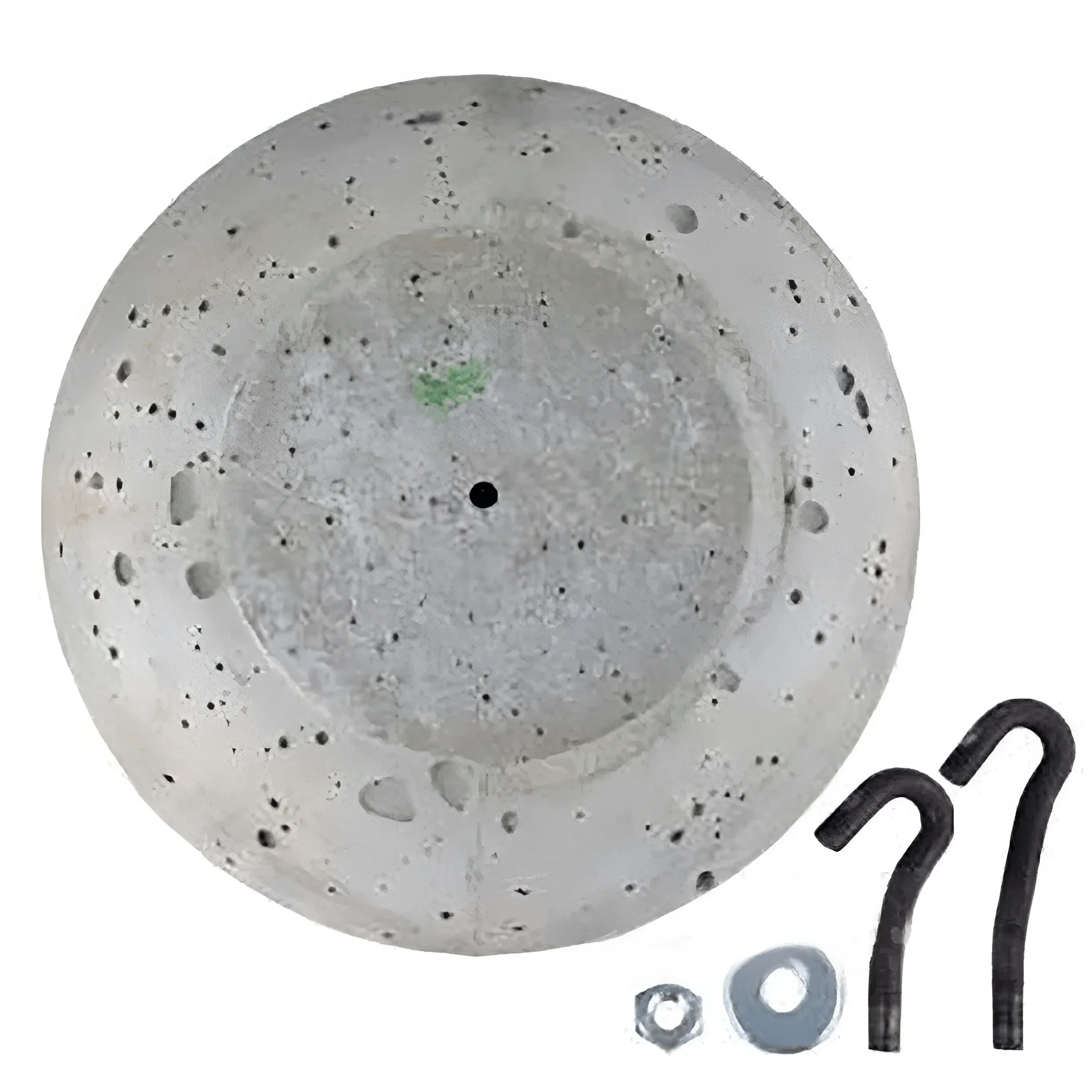 Concrete bowl with hardware for keramische deflektor Elektromet Heizkessel Eco Save System
