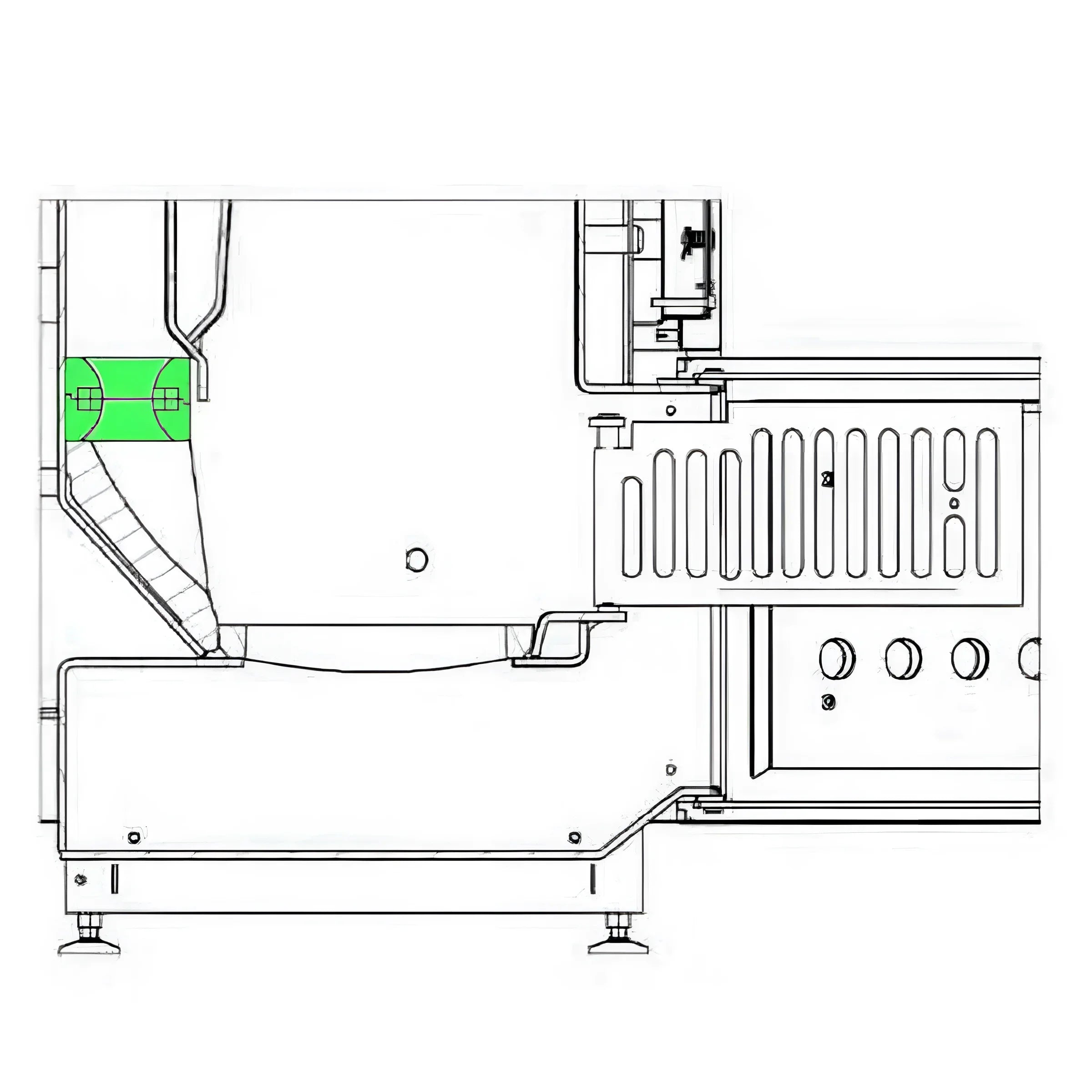 Industrielles Maschinen-Layout für Original Defro DS 25 und DS 32 kW Boiler-Zubehör
