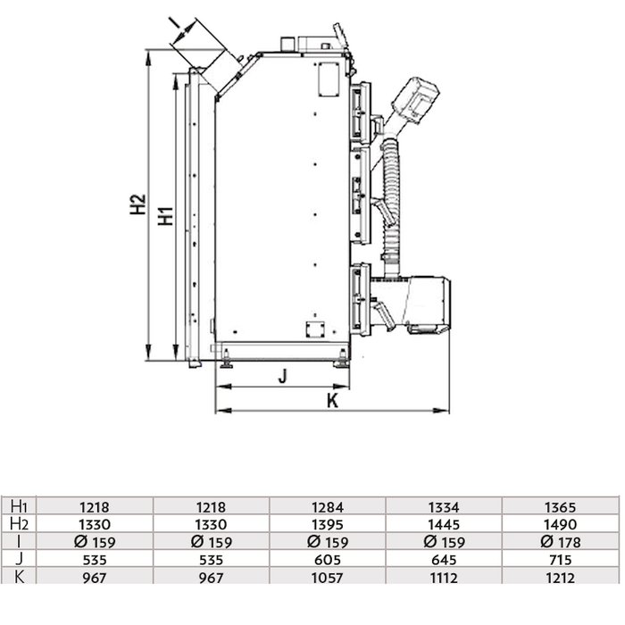 Pelletkessel  Defro Optima Ekopell 18 kW  (Pellet/Holz)