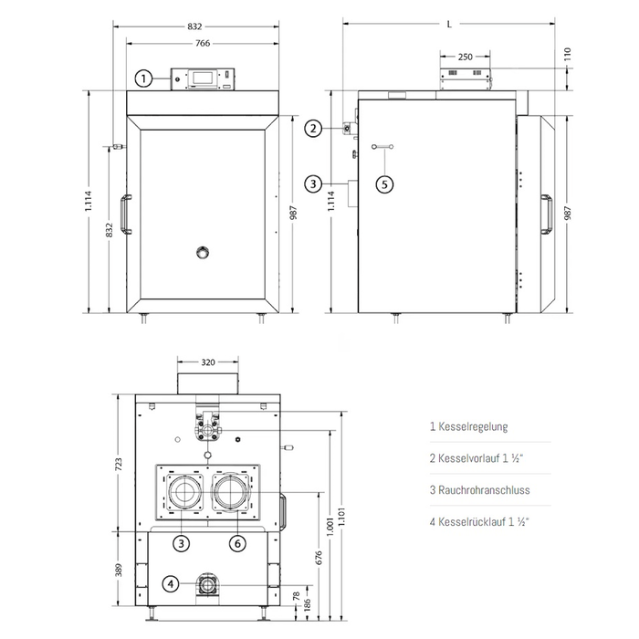 Holzvergaserkessel IBC GK 7 öko 30 kW