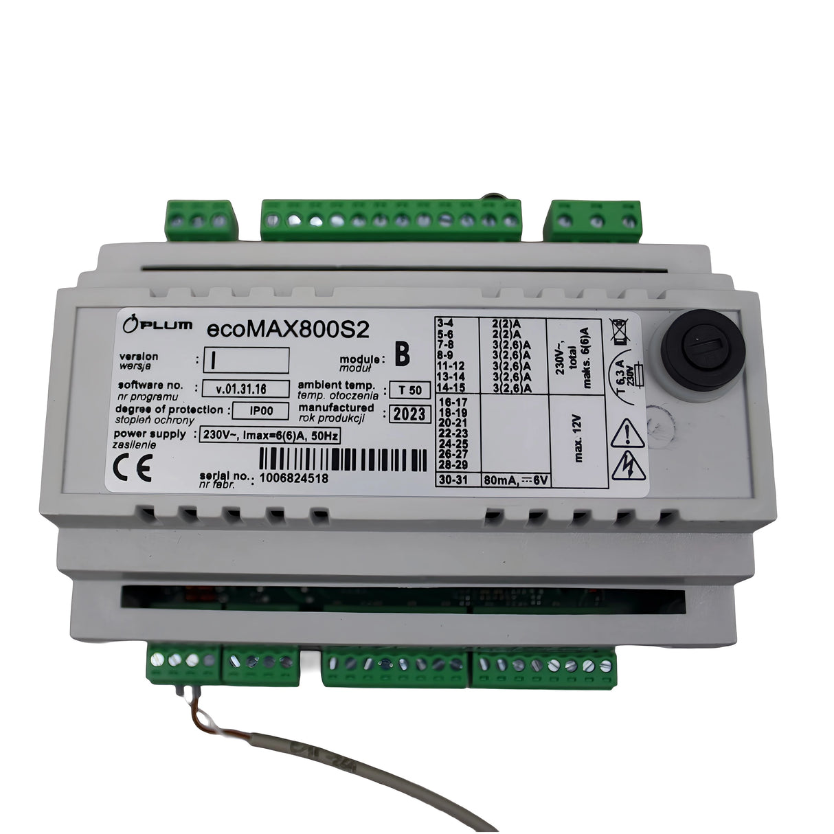 Förlängningsmodul B för GEMA -kontroll