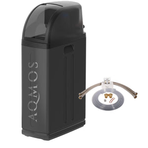 Impianto addolcitore d'acqua Aqmos R2D2-48 BLACK EDITION con kit di collegamento 1 pollice
