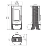Semineu din fonta de designer Plamen Tara – independent de aerul din incapere
