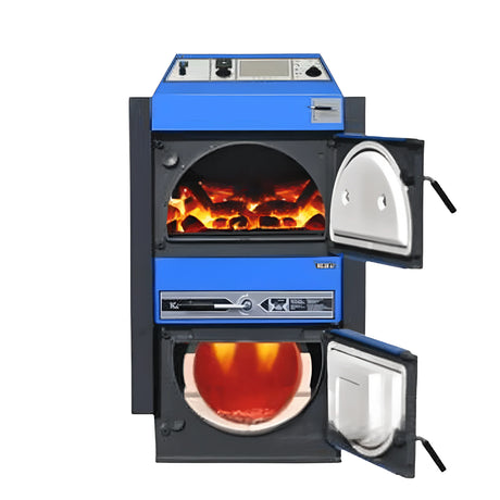 Kohlekessel Atmos KC25S – Effizient heizen mit Kohle und Holz 🔥.