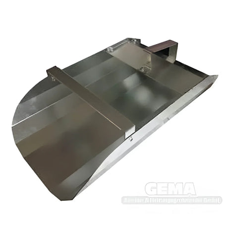 Attack Ascheschaufel für Holzvergaserkessel aus Metall.