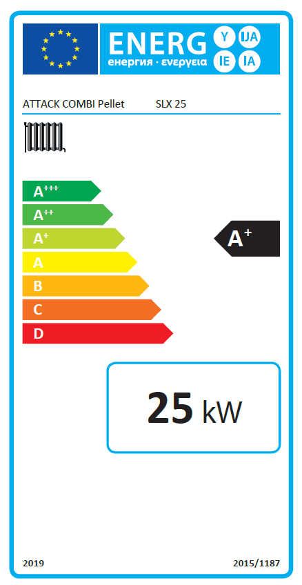 Attack SLX Combi Pellet 25 kW Plus - GEMA Shop