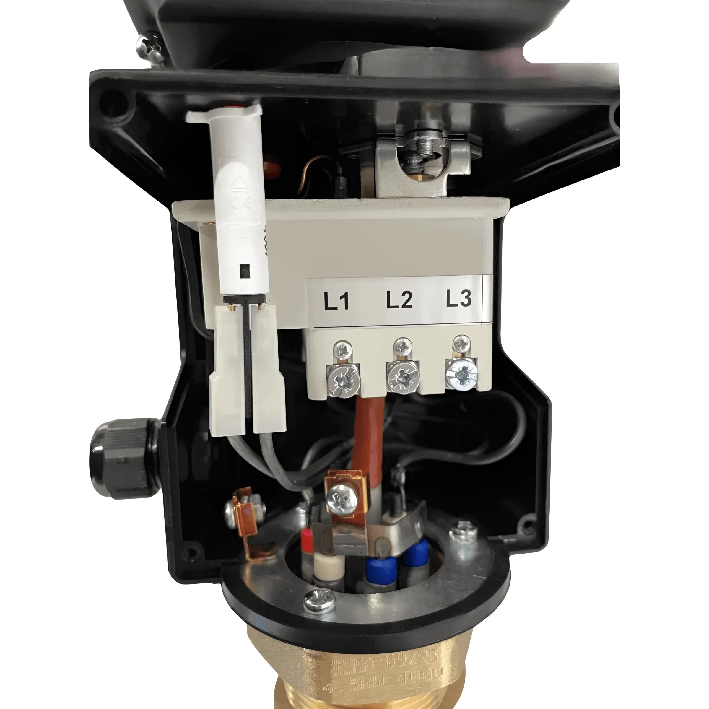 Bild eines elektrischen Anschlusskastens für Heizstab Heizpatrone 7,5 kW für Boiler-Zubehör