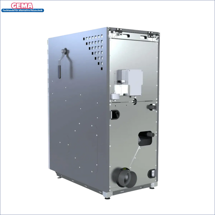 Silberne Metall-Industrie Maschine für den Defro Epsilon F Pelletkessel 25 kW