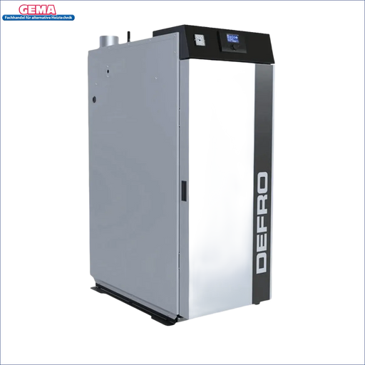 Graues und weißes Heizgerät für den Defro Optima HG Holzvergaser 25 kW