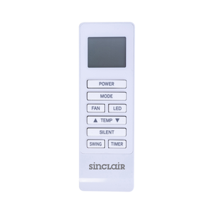 Weiße Klimaanlagen-Fernbedienung für Sinclair ASM-12BI Monoblock mit R32