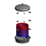 Defro Komfort Ekopell 14 kW Kombikessel mit moderner Holztechnik.