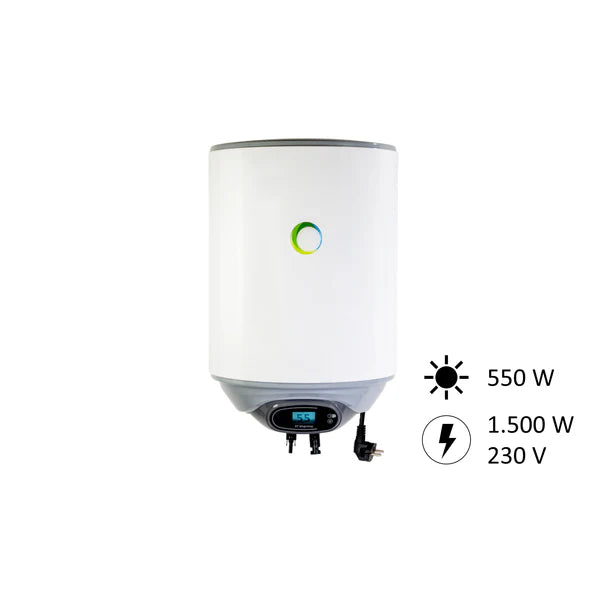 Solar-Hybridboiler fothermo PVB-30-AC – 30 Liter, 550 W PV / 1.500 W AC