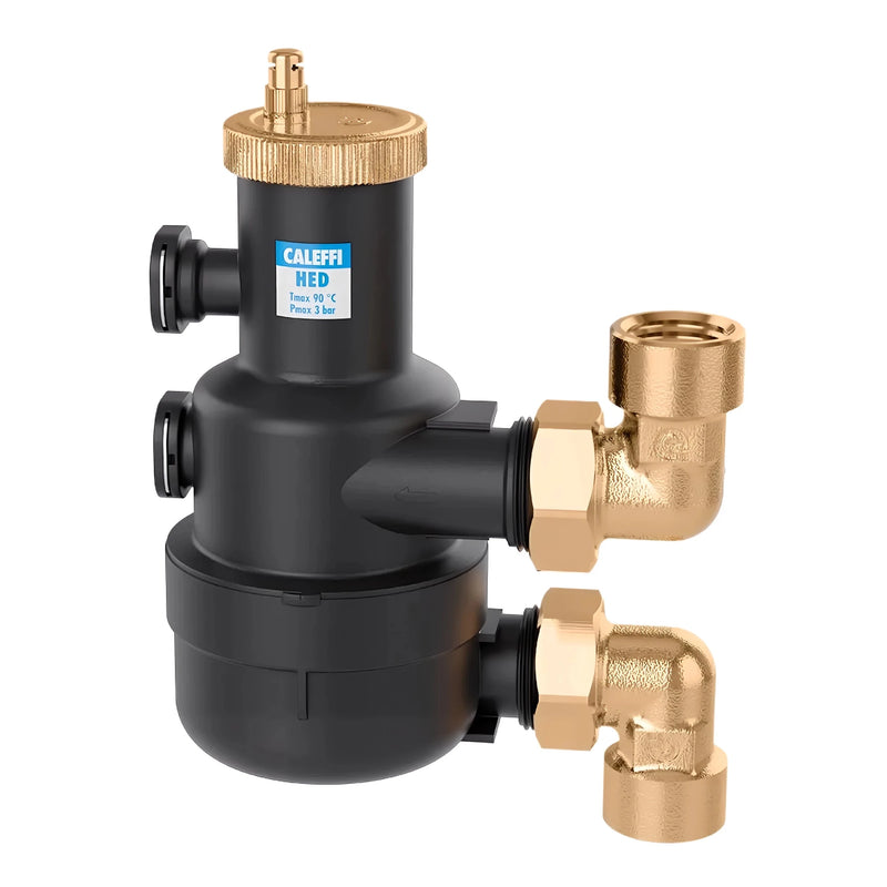 Hocheffizienz - Entlüfter CALEFFI HED® - GEMA Shop