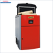 Roter und grauer Holzvergaser Boiler für das Produkt Holzvergaser ROJEK PK BIO 20 kW Toploader Festbrennstoff