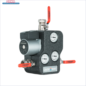 Laddomat 21-60 thermische Rücklaufanhebung mit Messingventil, Gauges und Pumpe