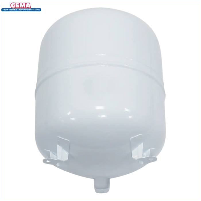 Weißer Drucktank für Pelletheizung Komplettpaket mit Thermoflux Pelling ECO 25