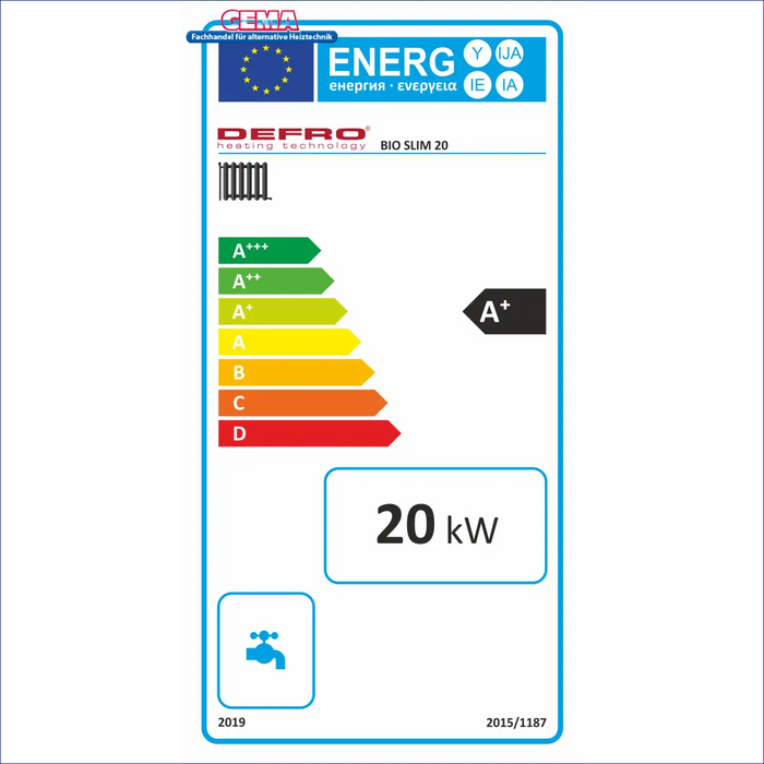 Pelletkessel Defro Bioslim 20 kW - GEMA Shop