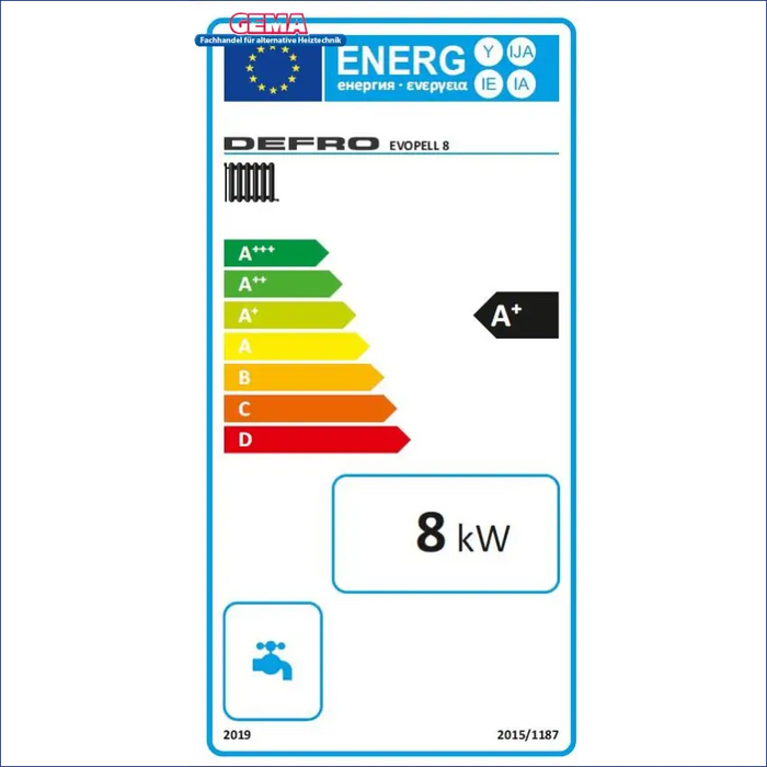 Pelletkessel EVOPELL von Defro 8 kW | 15 kW (förderfähig) - GEMA Shop