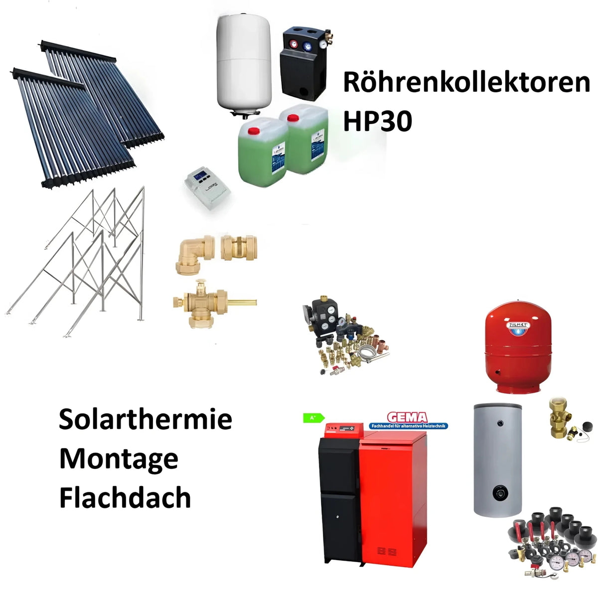 Pelletkessel Thermoflux Pelling ECO 25 Solarpaket mit Hygienespeicher - GEMA Shop