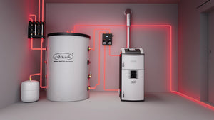 Gassificatore a legna 40 kW ATTACK SLX 40 Profi