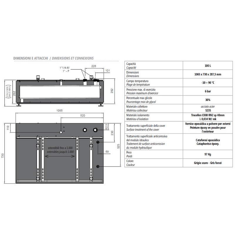 Sockelwärmepumpenspeicher 100 Liter - Pufferspeicher Wärmepumpe - GEMA Shop