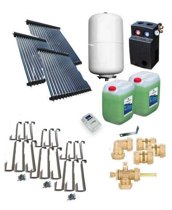 Solarpaket Röhrenkollektor HP22 Schrägdach 10,83 m² - GEMA Shop