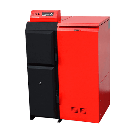 ThermoFlux Pelling ECO 25 kW Pelletkessel mit 135 kg Pelletbehälter - GEMA Shop