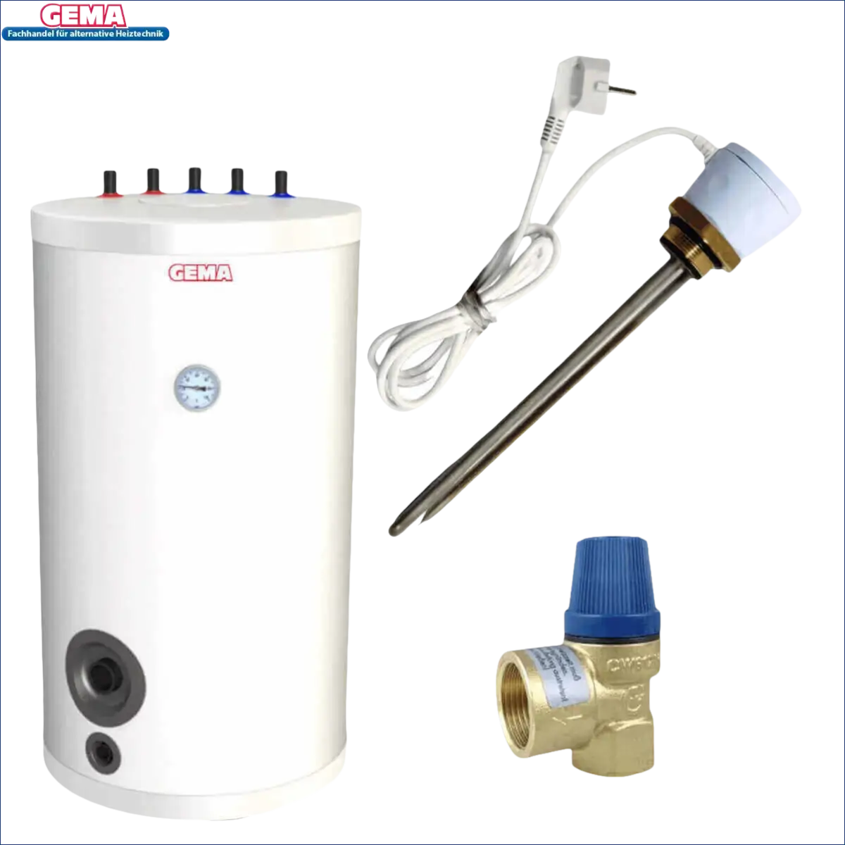 White Wassererwärmerspeicher 100 L mit Incoloy 825 Heizstab, technische daten warmwasserspeicher, geeignet für täglichen Gebrauch