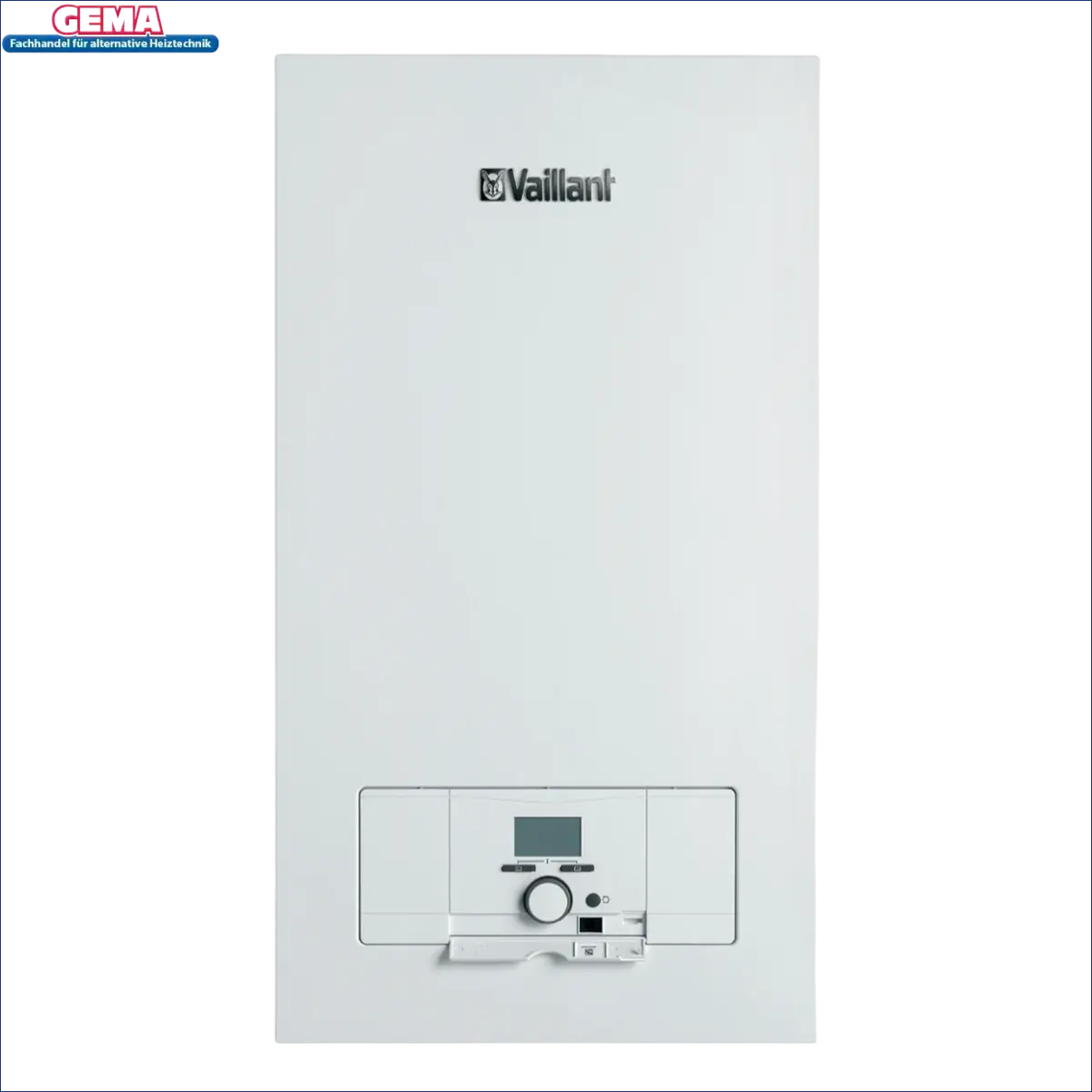 Weiße Vaillant wandmontierte Heizungsanlage inklusive hocheffiziente Pumpe