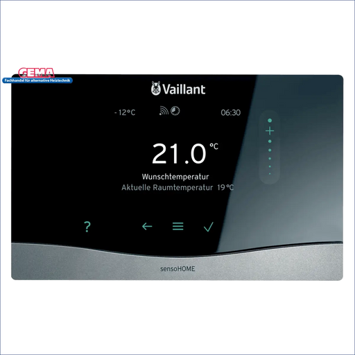 Vaillant sensoHOME Raumtemperaturregler Thermostat für intelligente Heizsteuerung