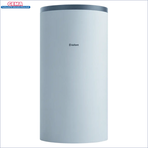 Vaillant Heizgerät in elegantem Design 🌈 für effiziente 🌞 Solarsysteme. Ideal für nachhaltige Gebäude!