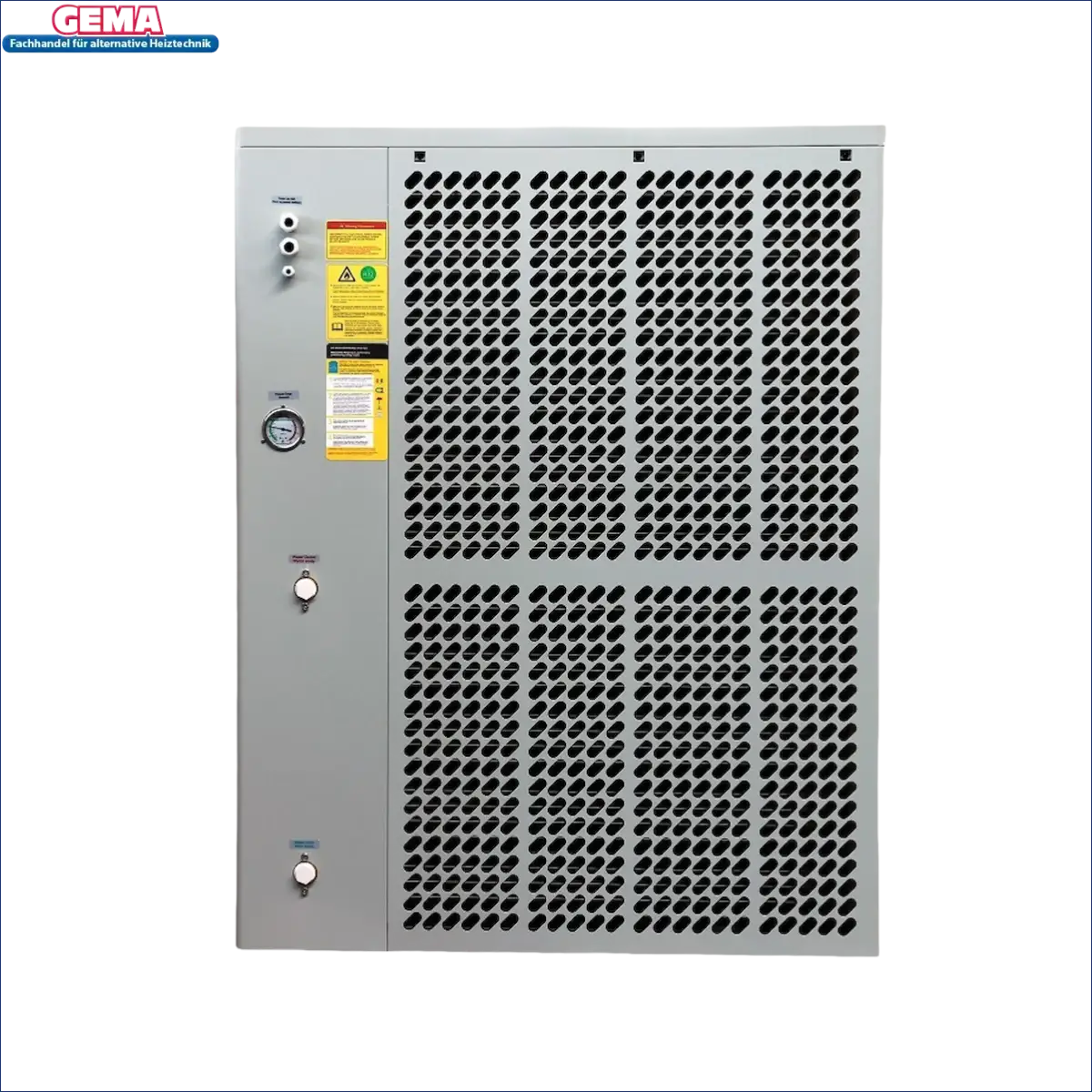 Graue industrielle Wärmepumpe Nexus Monoblock Luft Wasser für effiziente Heiztechnik