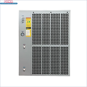 Graue industrielle Wärmepumpe Nexus Monoblock Luft Wasser für effiziente Heiztechnik
