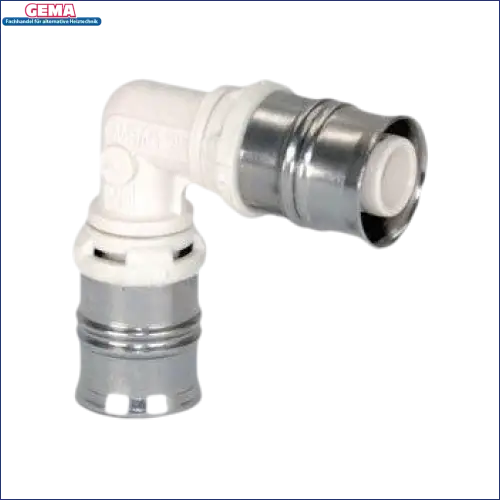 Press-fit Winkel 90° für Alpex F50 von Fränkische Rohrwerke Alpex, Presskontur